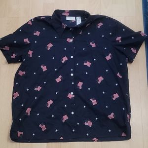 American Flag Men's Shirt XL (4th of July)